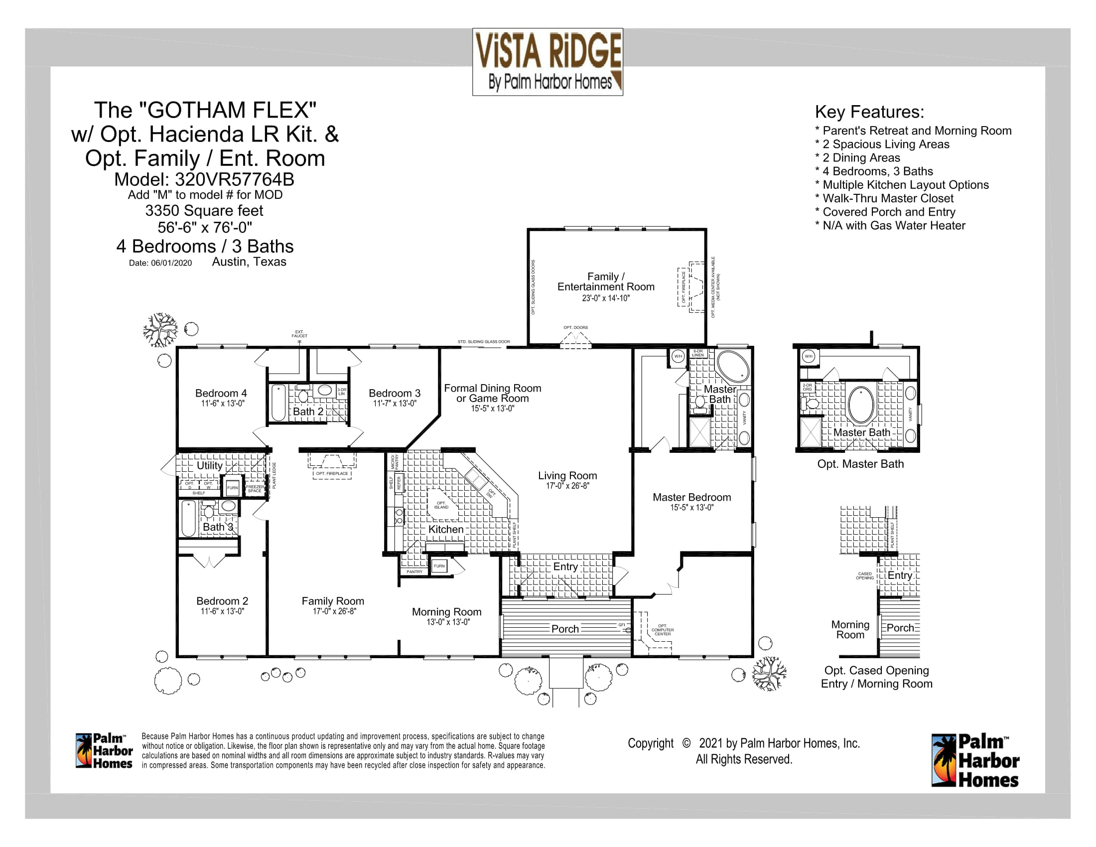 Vista Ridge / The Gotham Flex 320VR57764B by Palm Harbor Village of